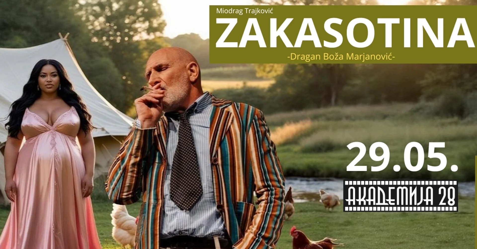 ZAKASOTINA - Akademija 28, Beograd