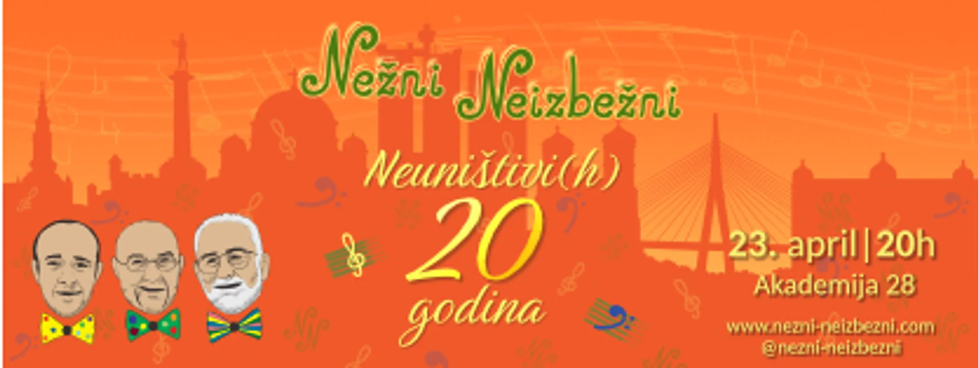 Koncert benda "NEŽNI NEIZBEŽNI" u Akademiji 28, Beograd