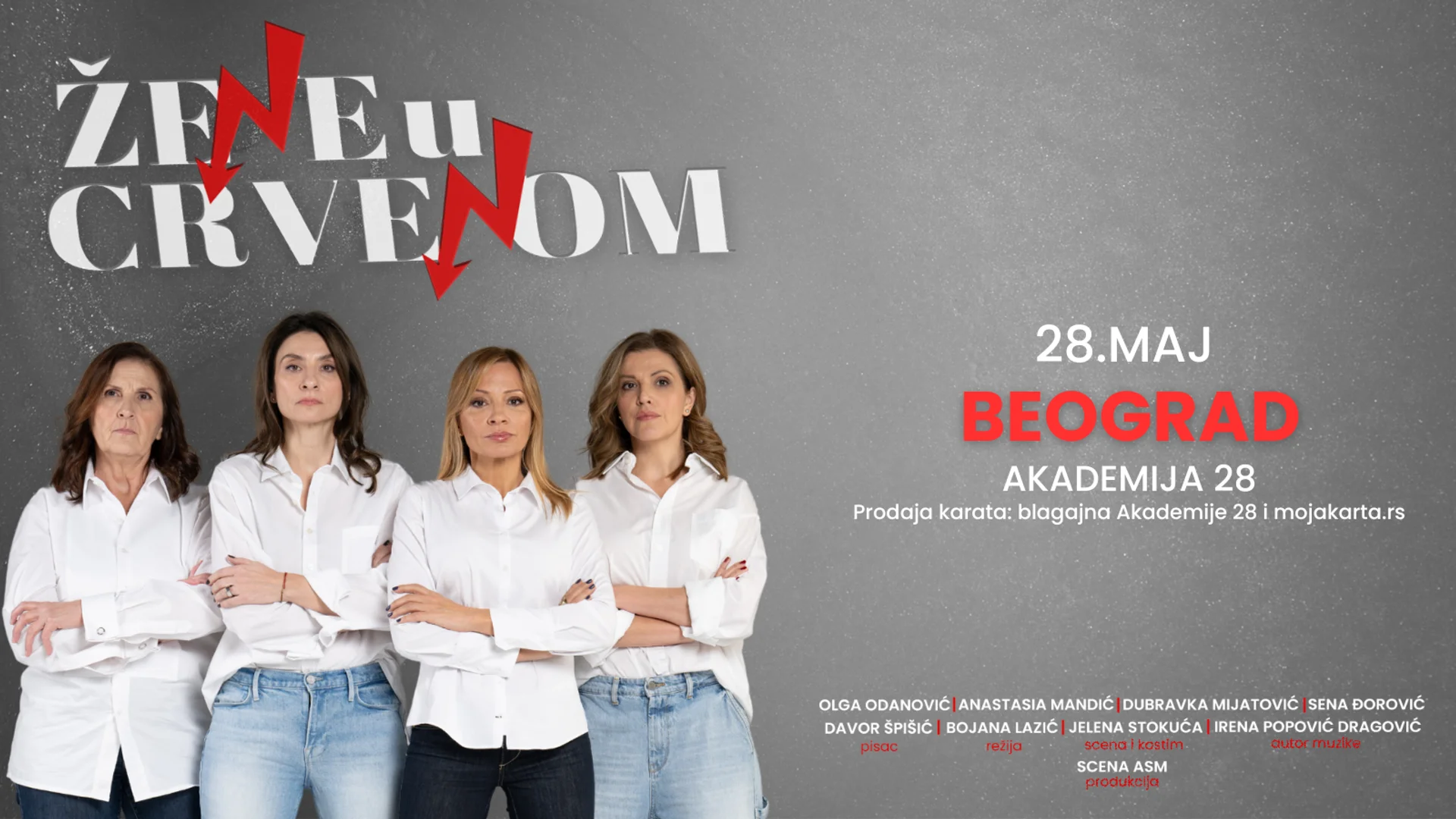 ŽENE U CRVENOM - Akademija 28, Beograd - II termin