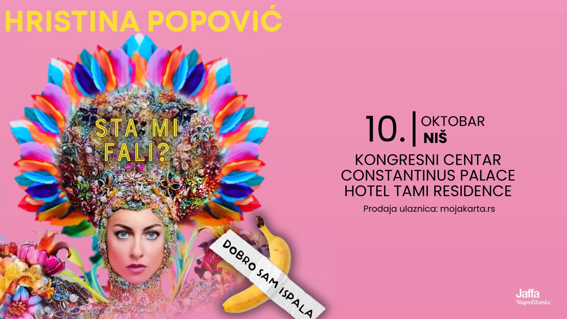 Hristina Popović - Dobro sam ispala šta mi fali - Niš - 10.10.2026
