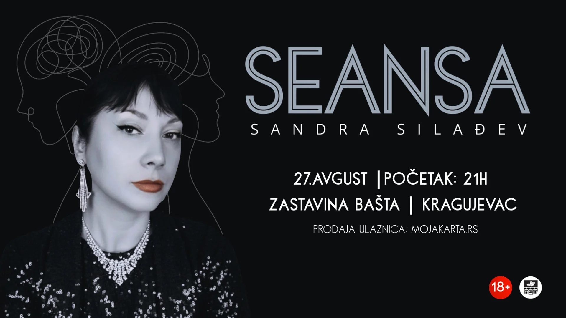 Seansa - Sandra Silađev - 27.08.2026 - Kragujevac
