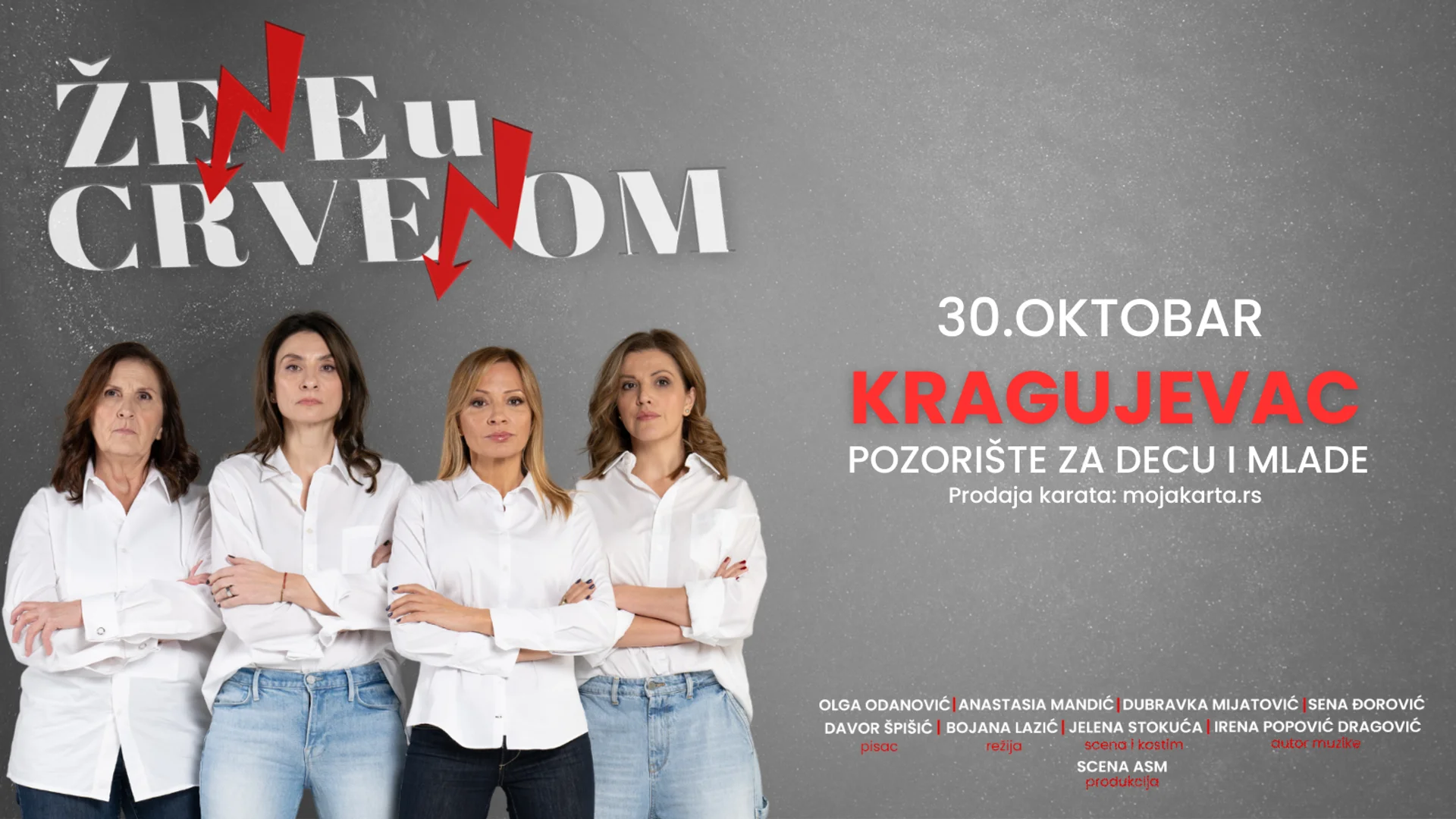 Žene u crvenom - Kragujevac - 30.10.2026