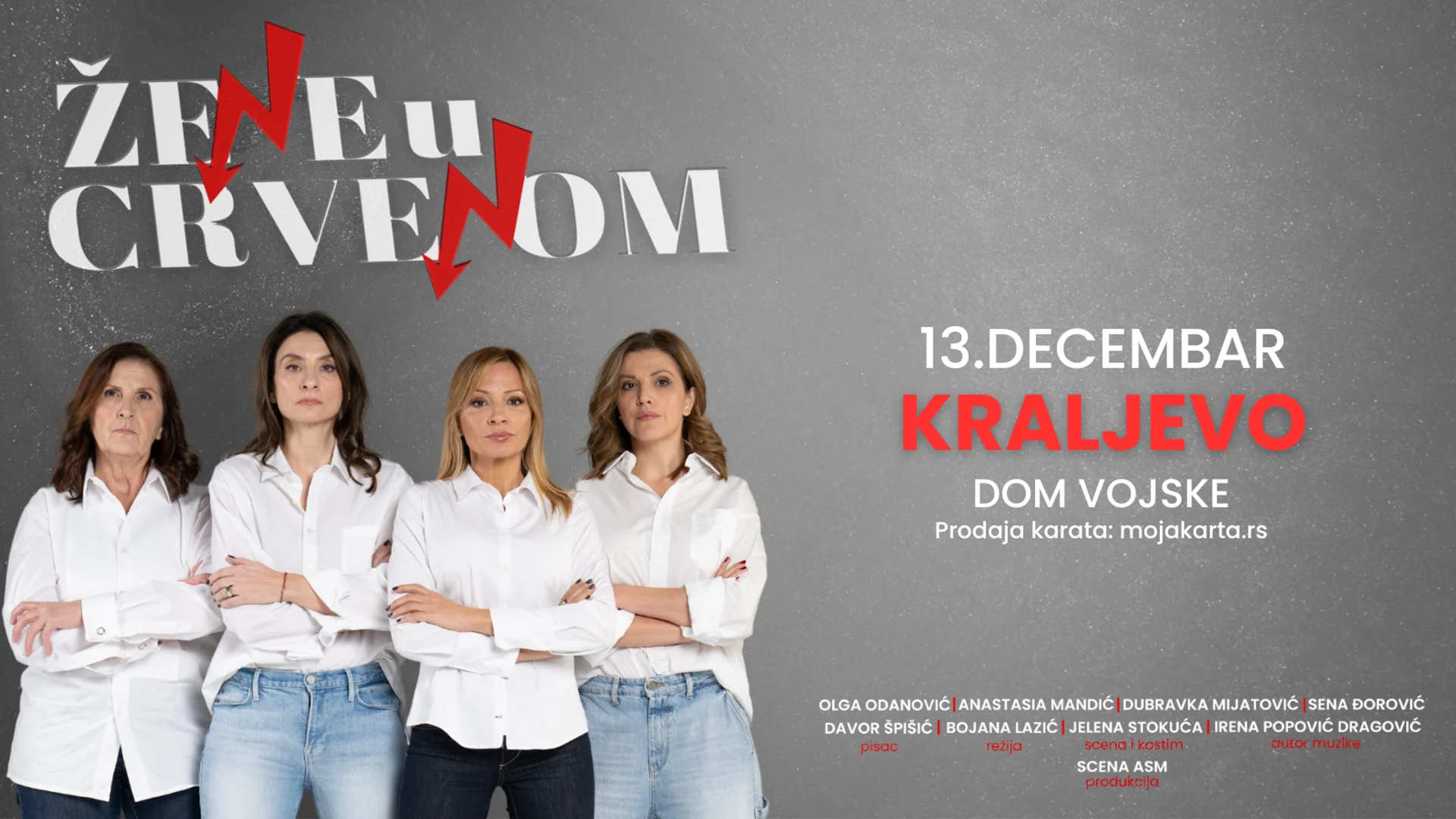 Žene u crvenom - Dom Vojske Kraljevo