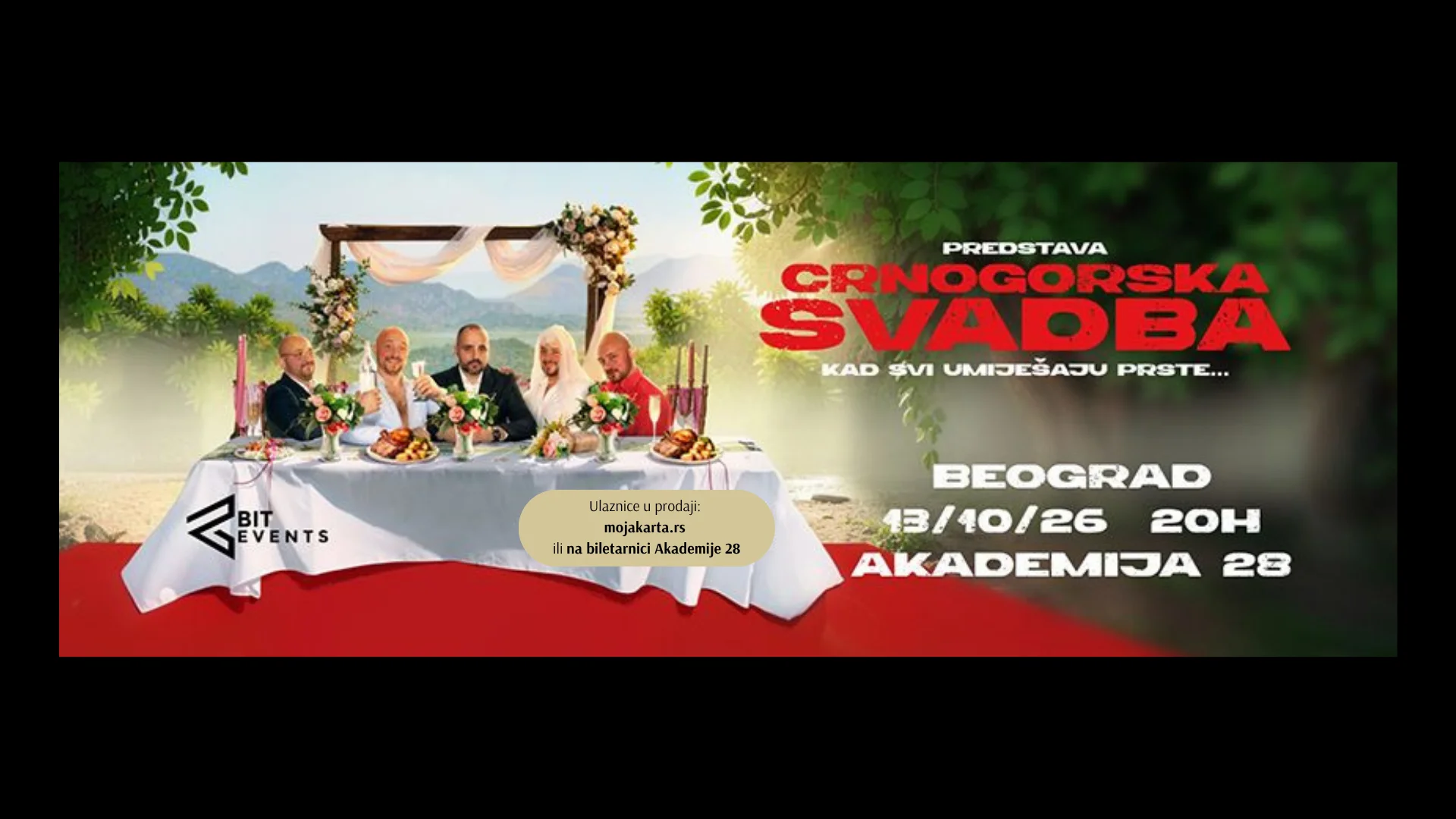 CRNOGORSKA SVADBA: Akademija 28, Beograd